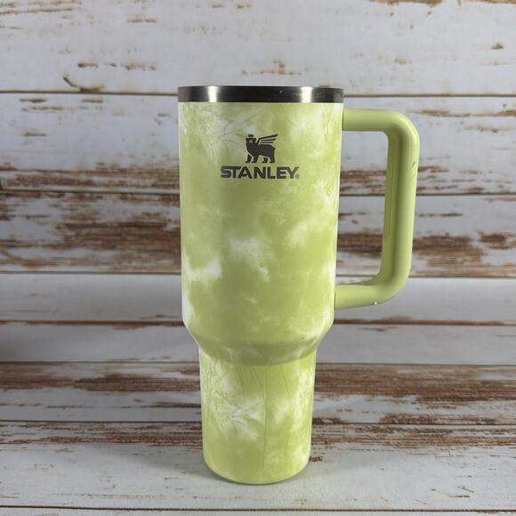 Stanley 40oz Flowstate Quencher H2.0 Citron Tie Dye Limited Edition No Lid/Straw - Picture 1 of 6